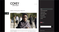 Desktop Screenshot of coveyonfilm.net