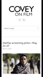 Mobile Screenshot of coveyonfilm.net