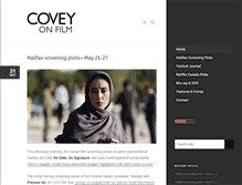Tablet Screenshot of coveyonfilm.net